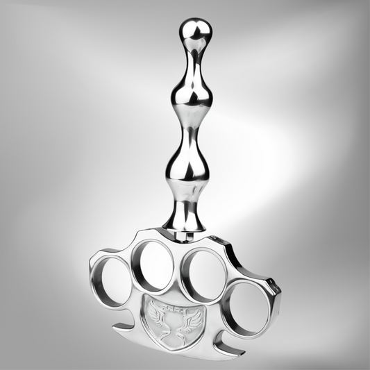 Unisex Stainless Steel Five-Finger Anal Plug Detachable Prostate & G-Spot Massager