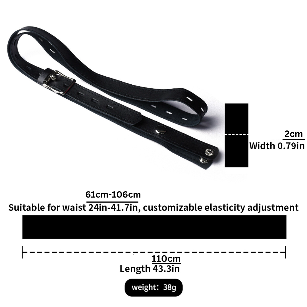 Adjustable PU Leather Belt for Chastity Cage Faux Leather Strap for Male Cockcages