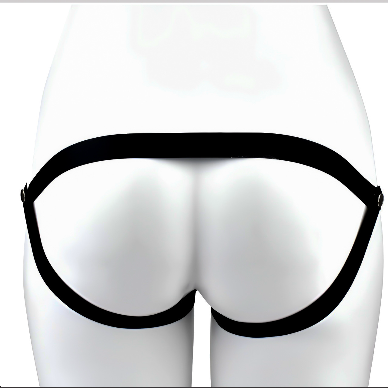 Minimalist Inverted Chastity Cage with Adjustable Nylon Belt for Sissy Ladyboy Crossdresser Negative Cock Penis Lock