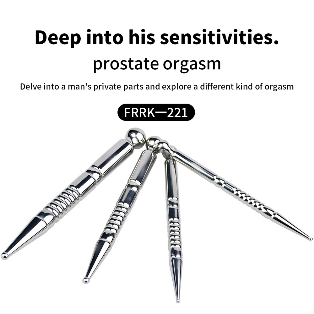 Stainless Steel Dual-Ended Urethral Sound & Anal Plug Hardcore Stretch & Fill