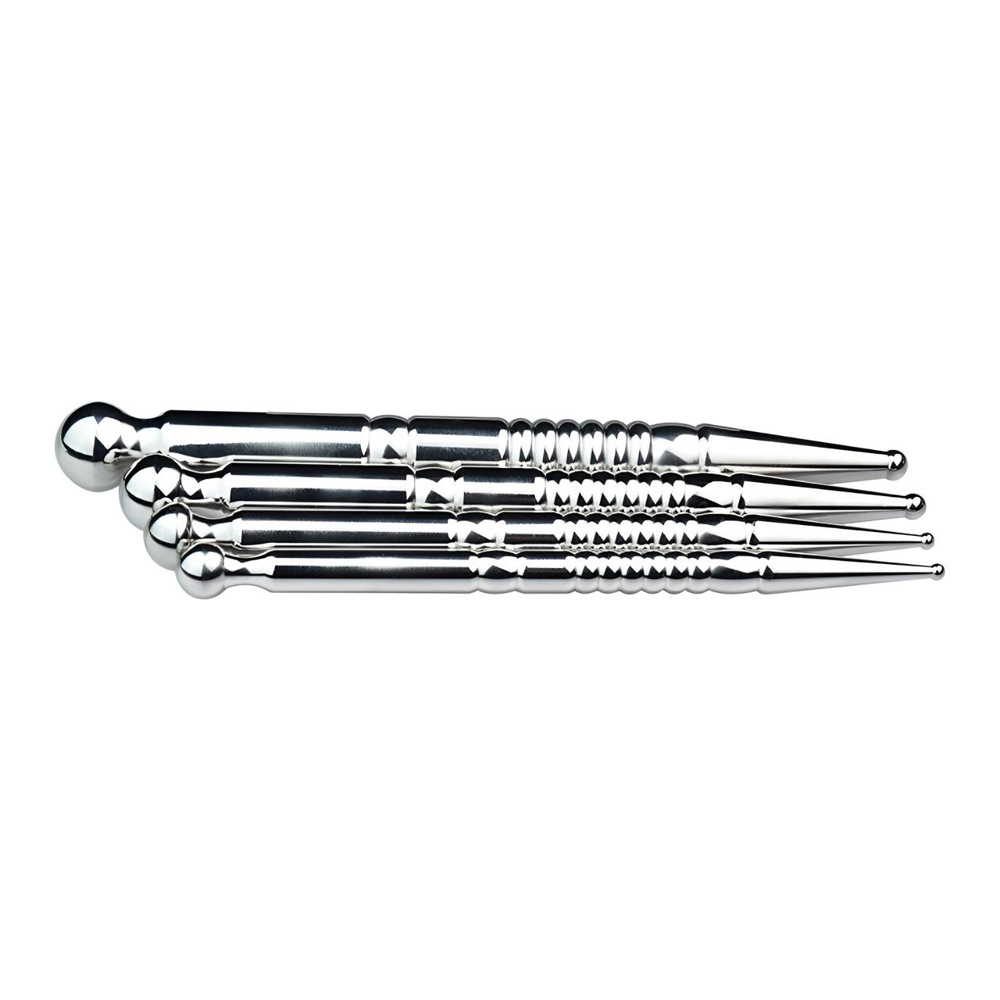 Stainless Steel Dual-Ended Urethral Sound & Anal Plug Hardcore Stretch & Fill