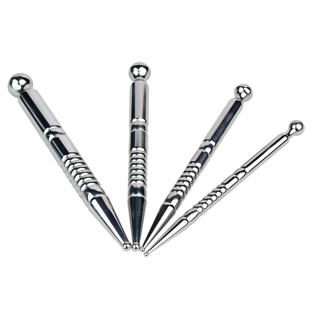 Stainless Steel Dual-Ended Urethral Sound & Anal Plug Hardcore Stretch & Fill