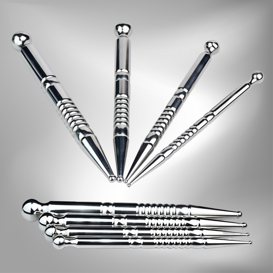Stainless Steel Dual-Ended Urethral Sound & Anal Plug Hardcore Stretch & Fill
