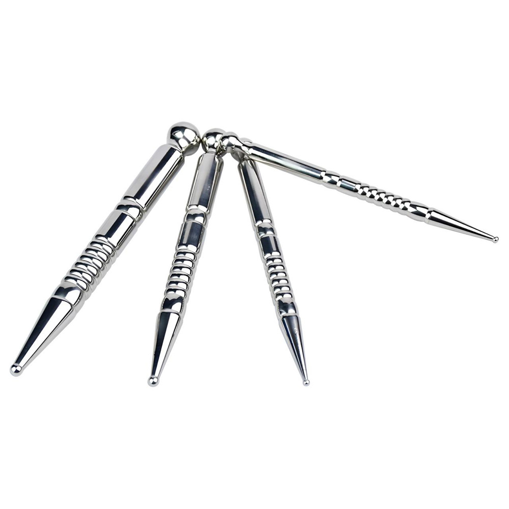 Stainless Steel Dual-Ended Urethral Sound & Anal Plug Hardcore Stretch & Fill
