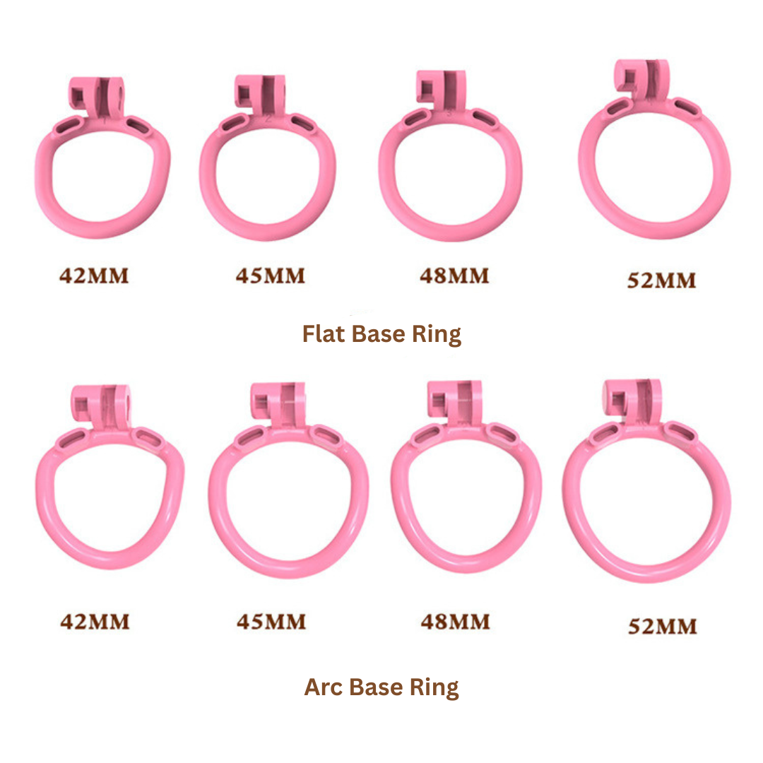 Upgraded Breathable Chastity Cage with Spikes and Removable Cap - Black/Pink