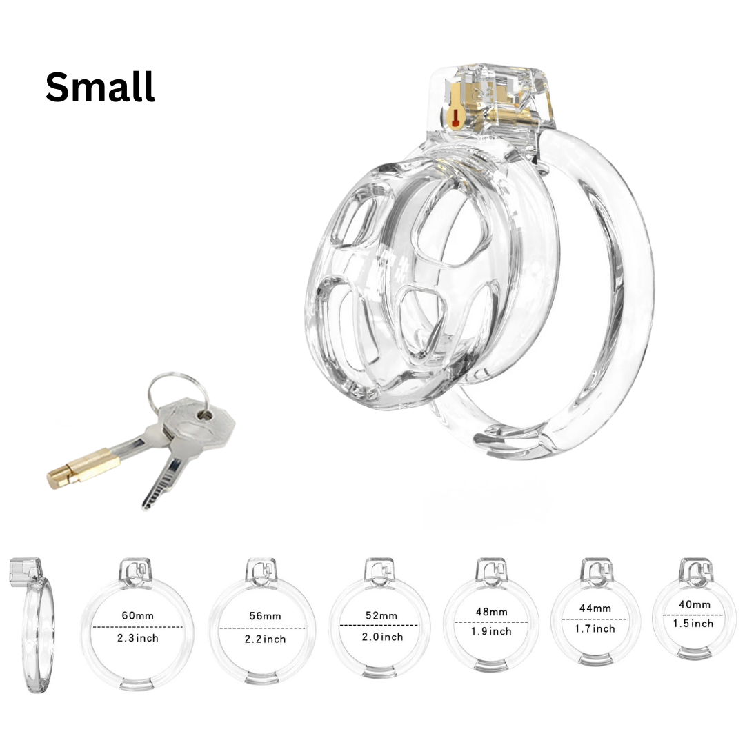 Flexible Soft Silicone Cobra Chastity Cage Set Comfy Cock Cage for Beginners