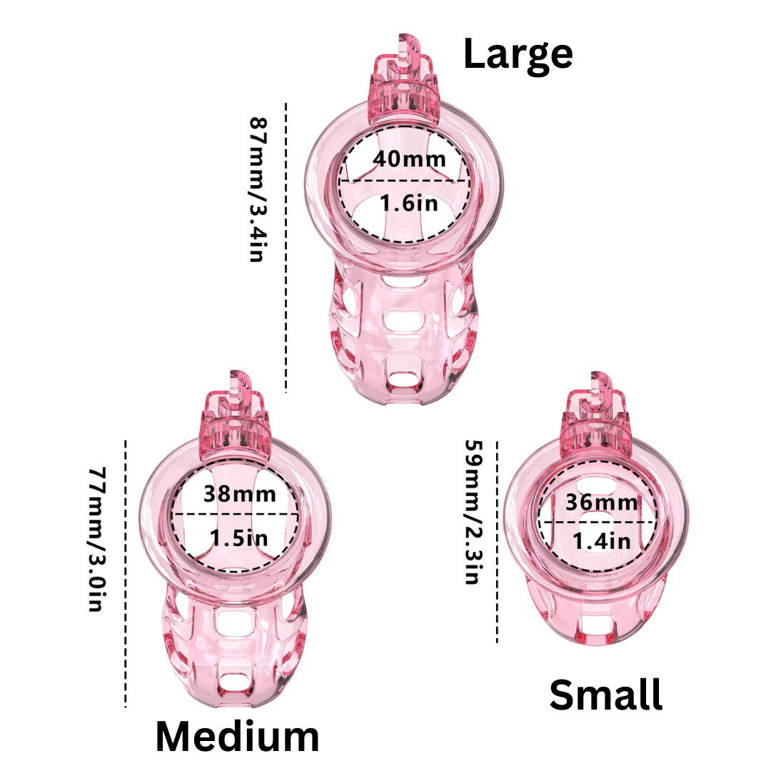 Flexible Soft Silicone Cobra Chastity Cage Set Comfy Cock Cage for Beginners