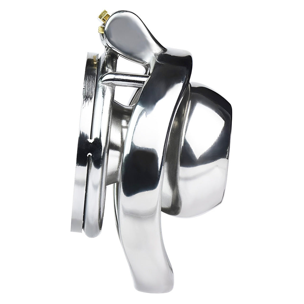 Butterfly Inverted Chastity Cage with Silicone Urethral Tube Negative Cock Cage