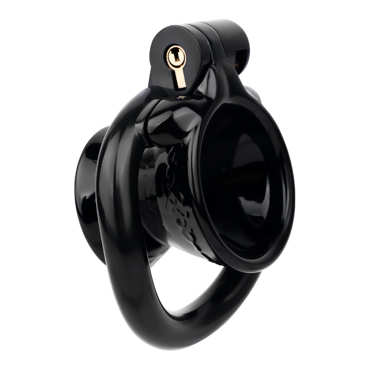 Resin Inverted Chastity Cage Easy-Flow Pee Hole Negative Cock Lock BDSM Device