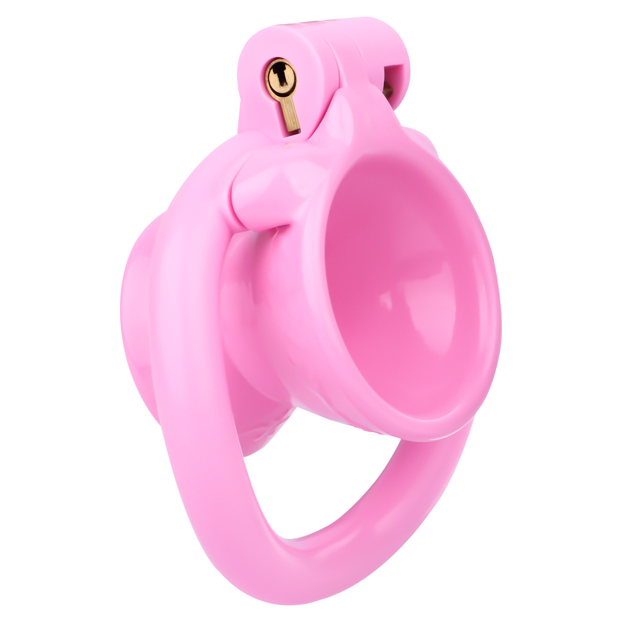 Resin Inverted Chastity Cage Easy-Flow Pee Hole Negative Cock Lock BDSM Device