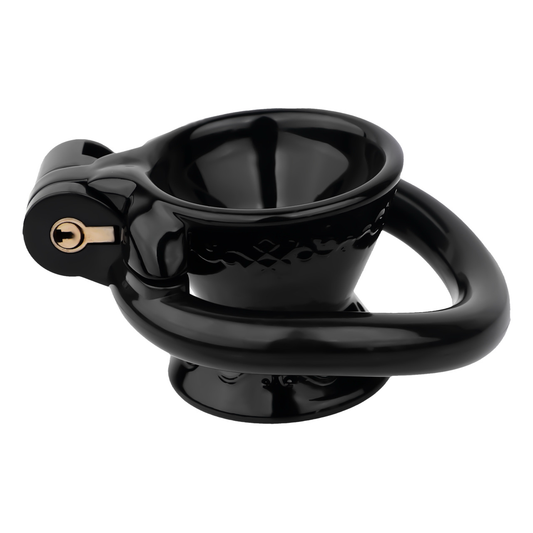 Resin Inverted Chastity Cage Easy-Flow Pee Hole Negative Cock Lock BDSM Device