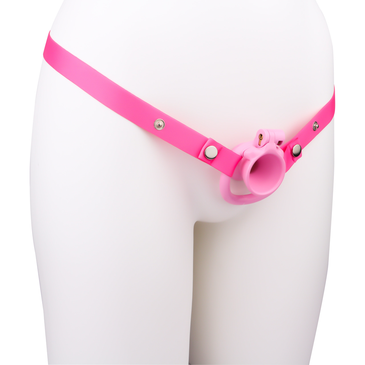 Resin Inverted Chastity Cage Easy-Flow Pee Hole Negative Cock Lock BDSM Device