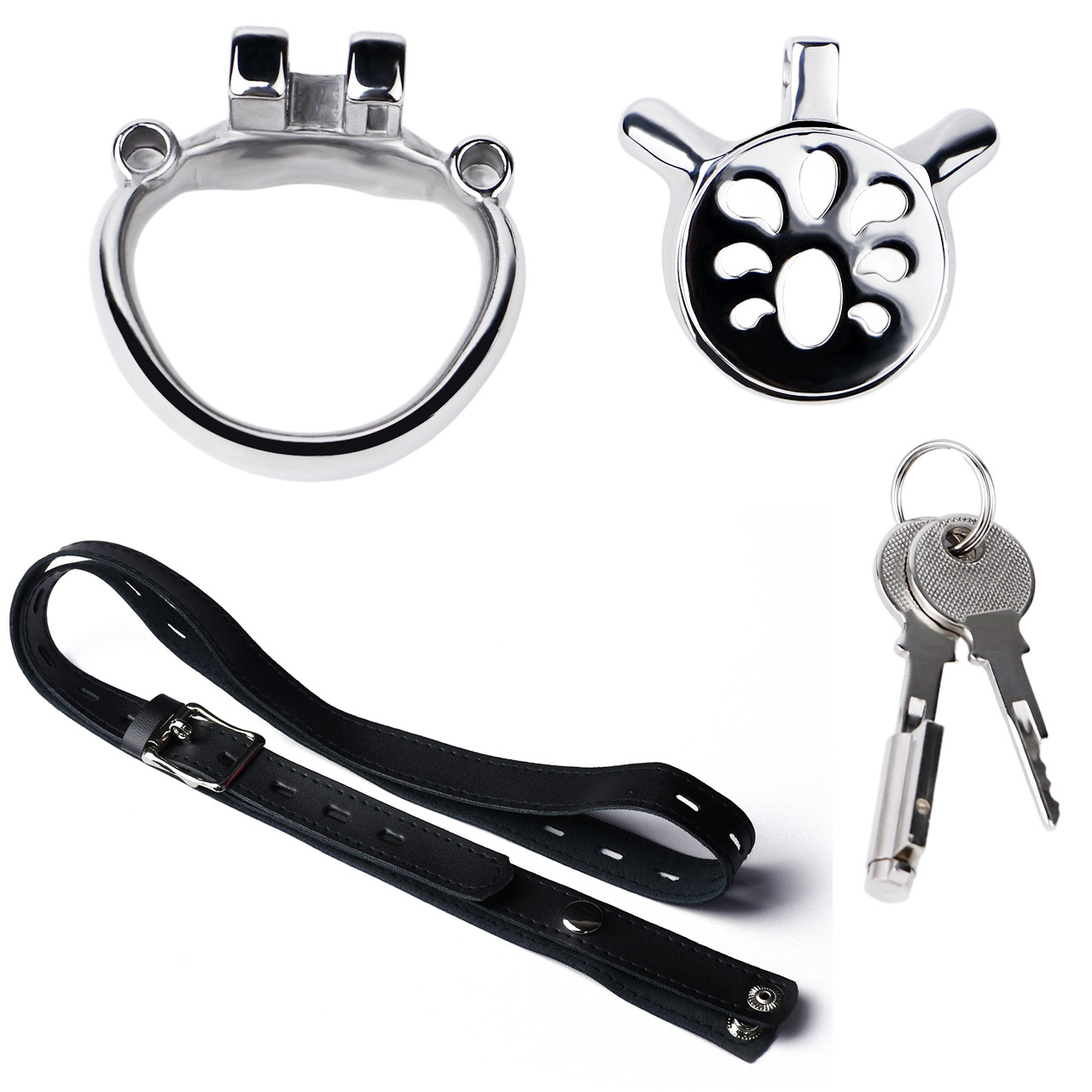 Ultra-Flat & Ventilated Male Chastity Cage Anti-Escape Chastity Cock Lock for Men