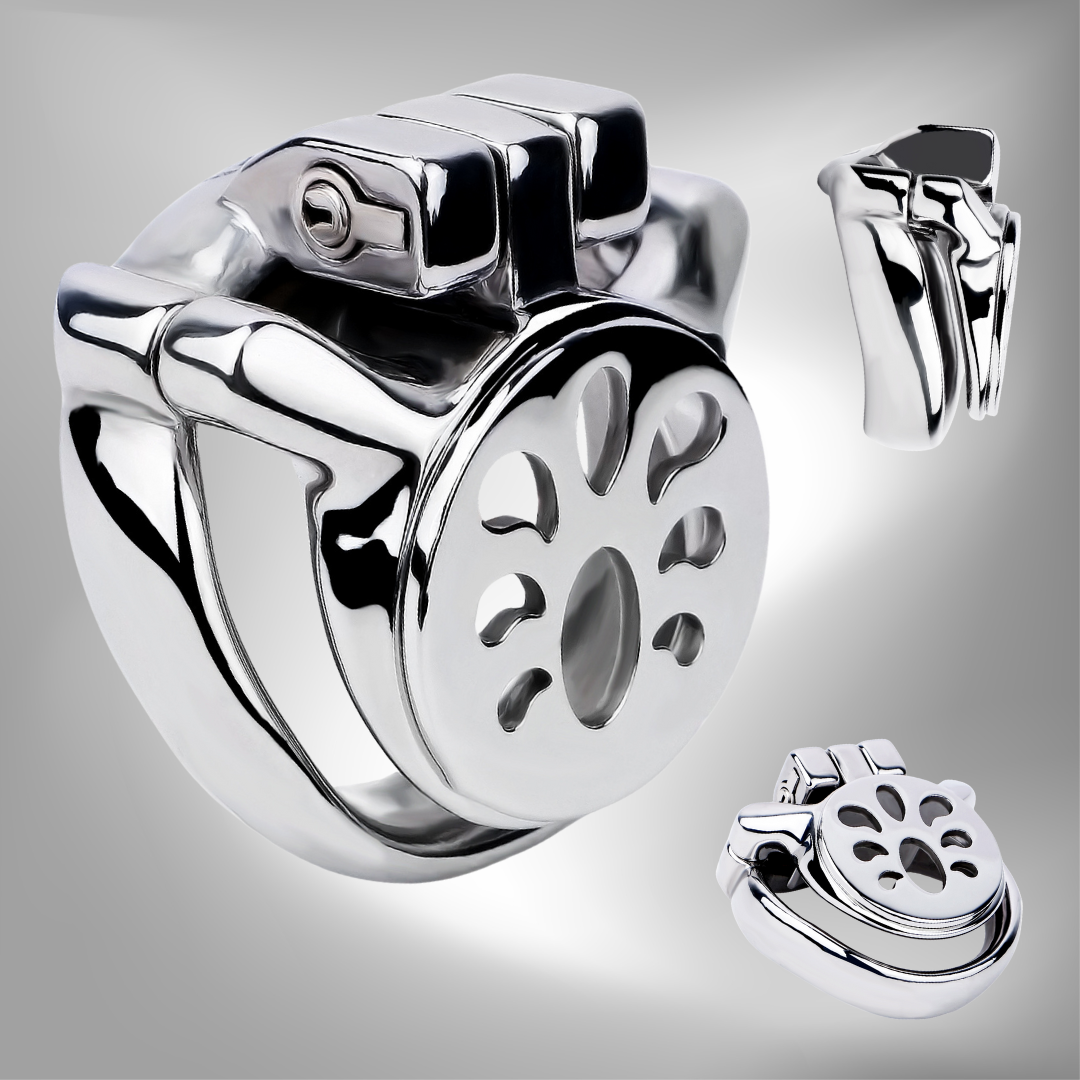 Ultra-Flat & Ventilated Male Chastity Cage Anti-Escape Chastity Cock Lock for Men