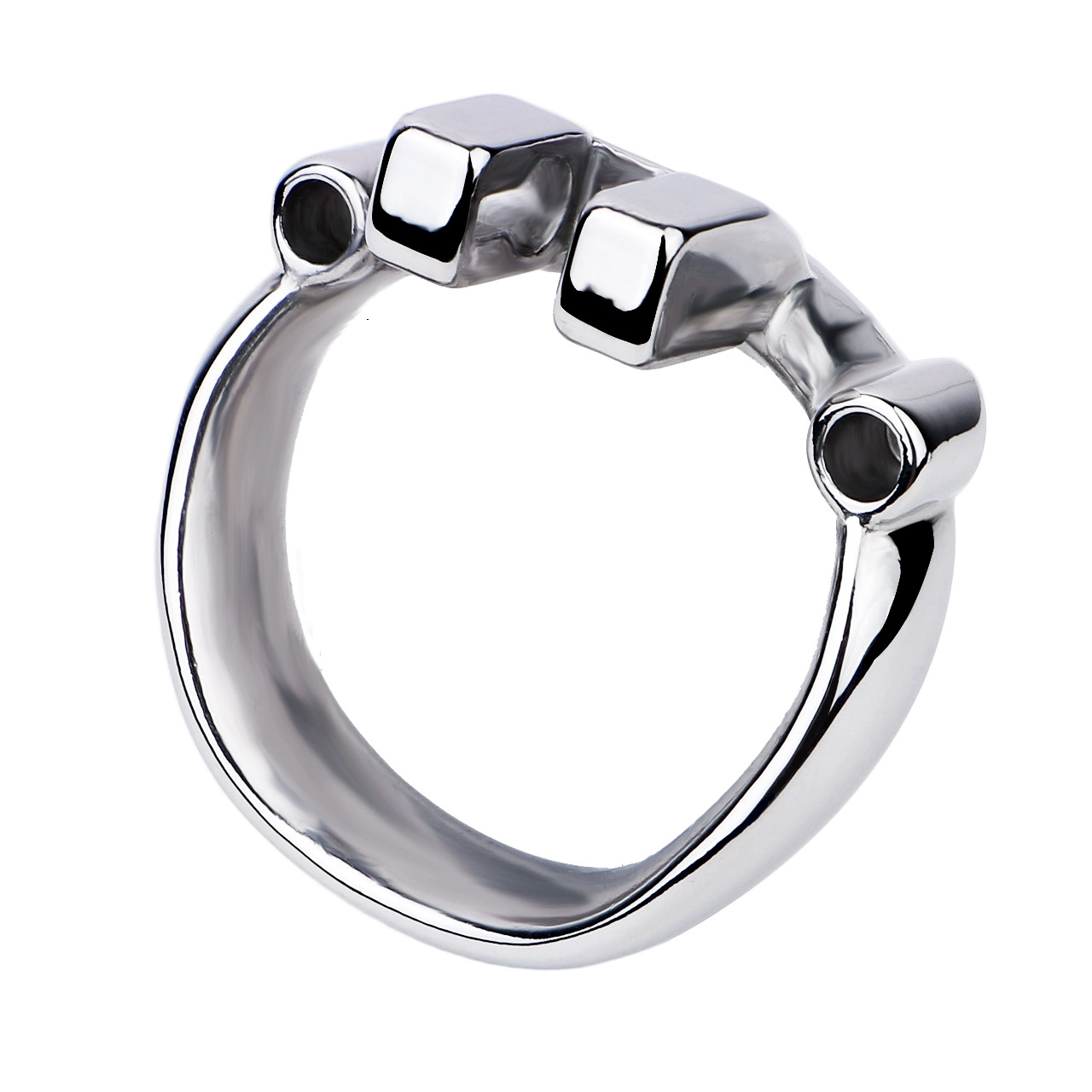 Ultra-Flat & Ventilated Male Chastity Cage Anti-Escape Chastity Cock Lock for Men