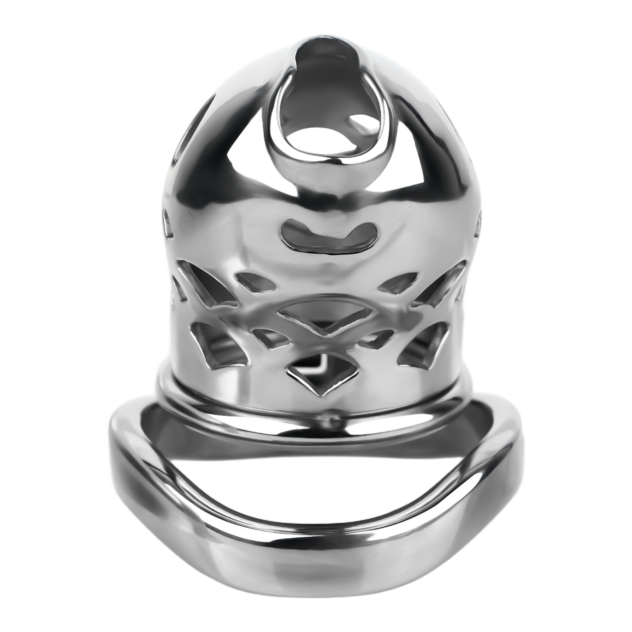 Goldfish Stainless Steel Chastity Device Male Locking Cage