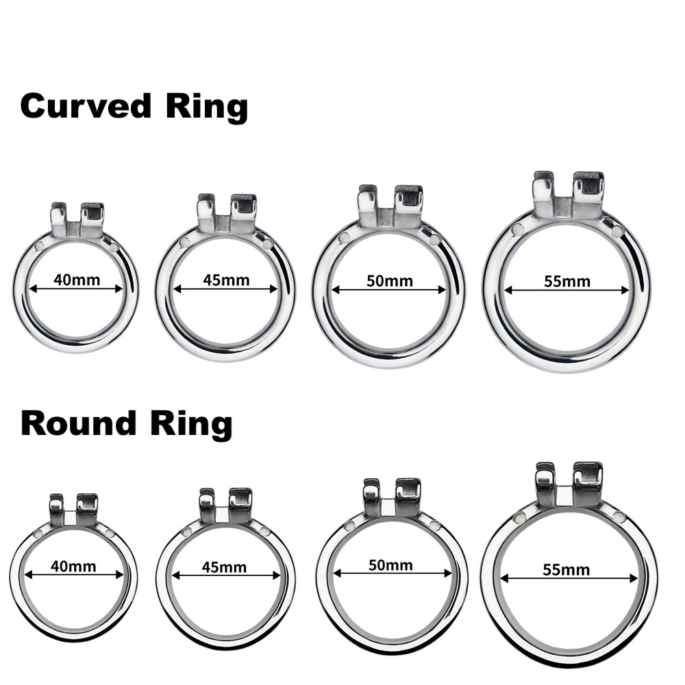 Goldfish Stainless Steel Chastity Device Male Locking Cage