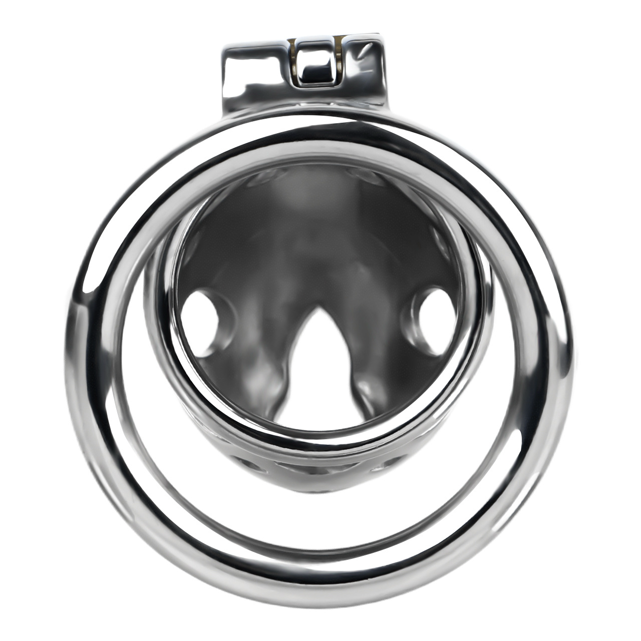 Goldfish Stainless Steel Chastity Device Male Locking Cage