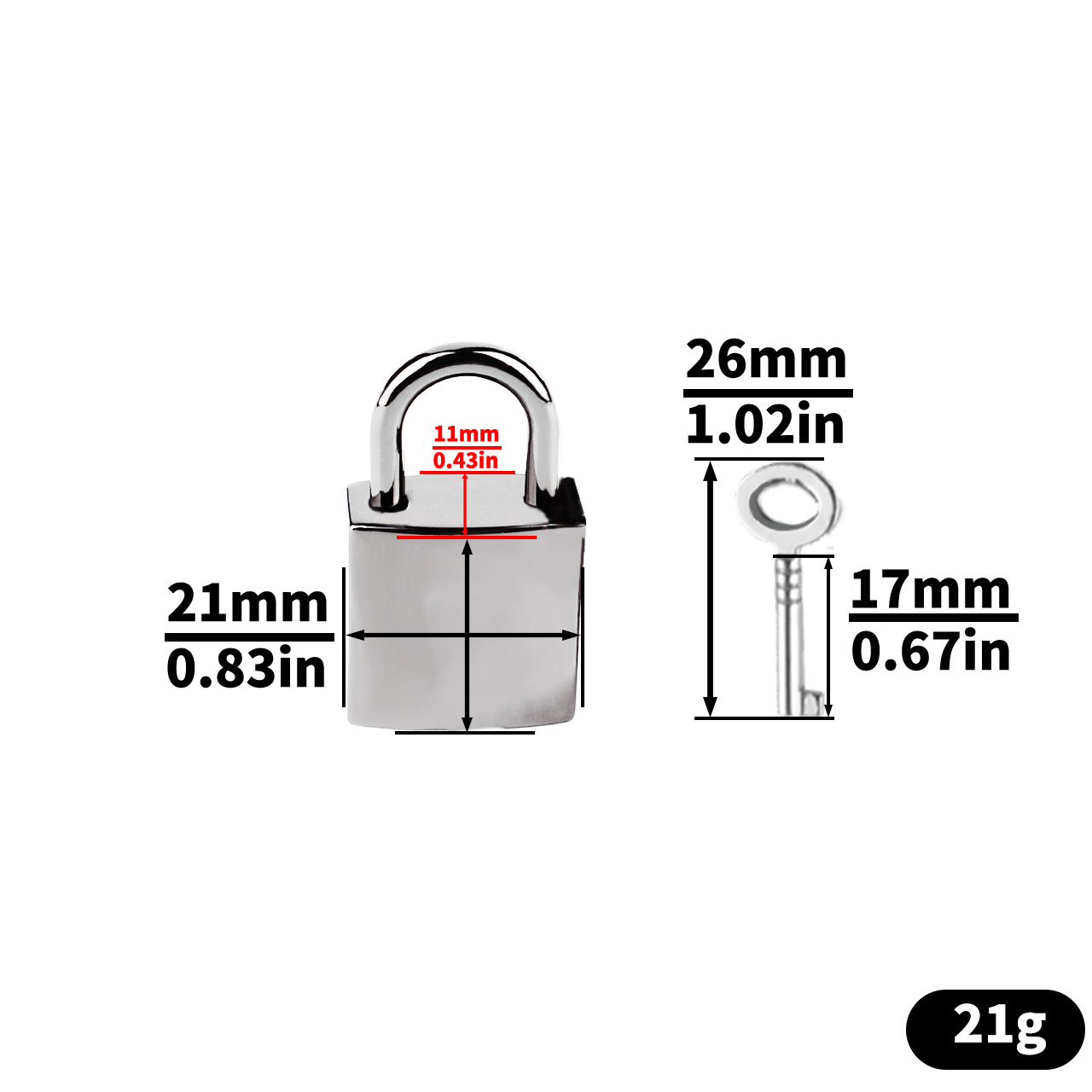 Micro Metal Shell Chastity Cage with Anal Plug and Soft Catheter