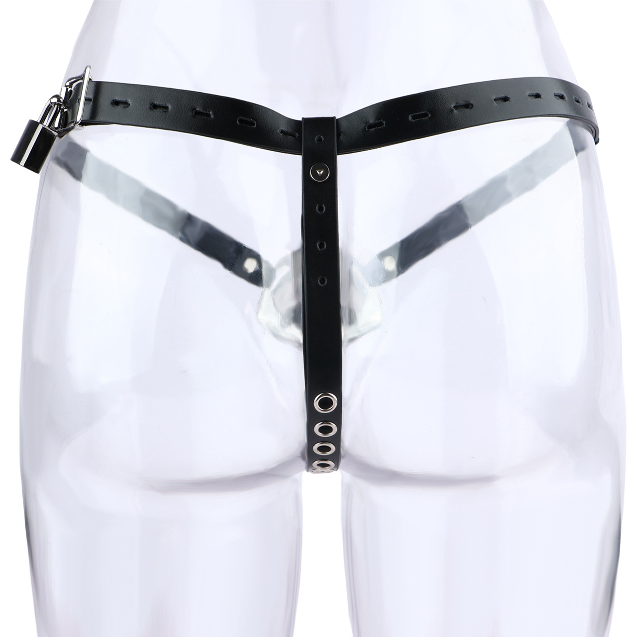 Micro Metal Shell Chastity Cage with Anal Plug and Soft Catheter