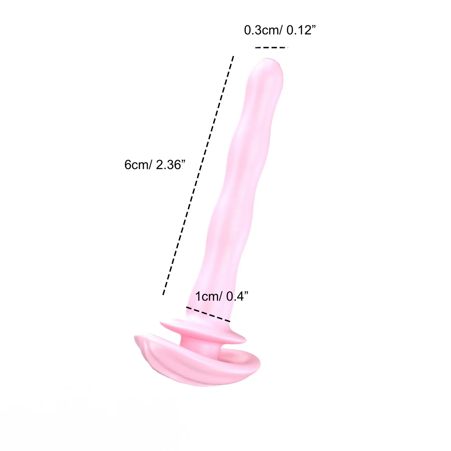 Cage de chasteté Cobra rose avec pointes souples amovibles