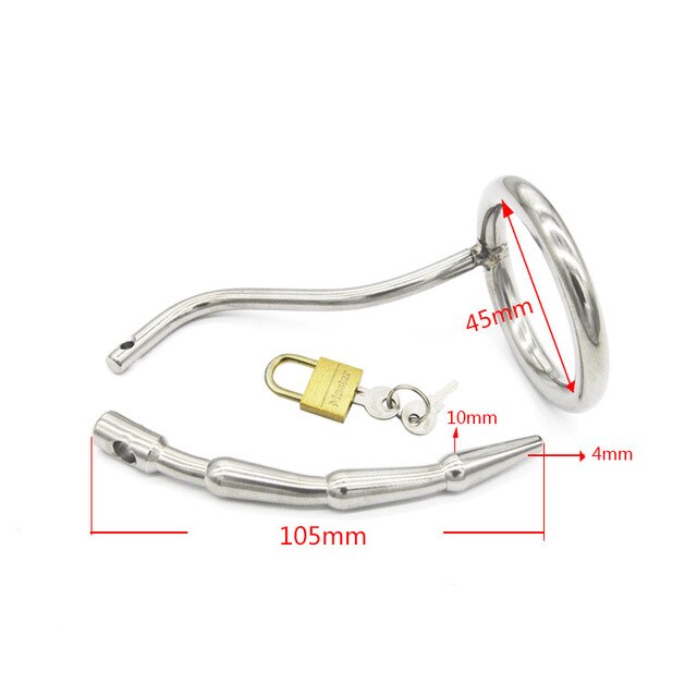 304 Stainless Steel Urethral Dilator Male Chastity Device Urinary Hole Plug