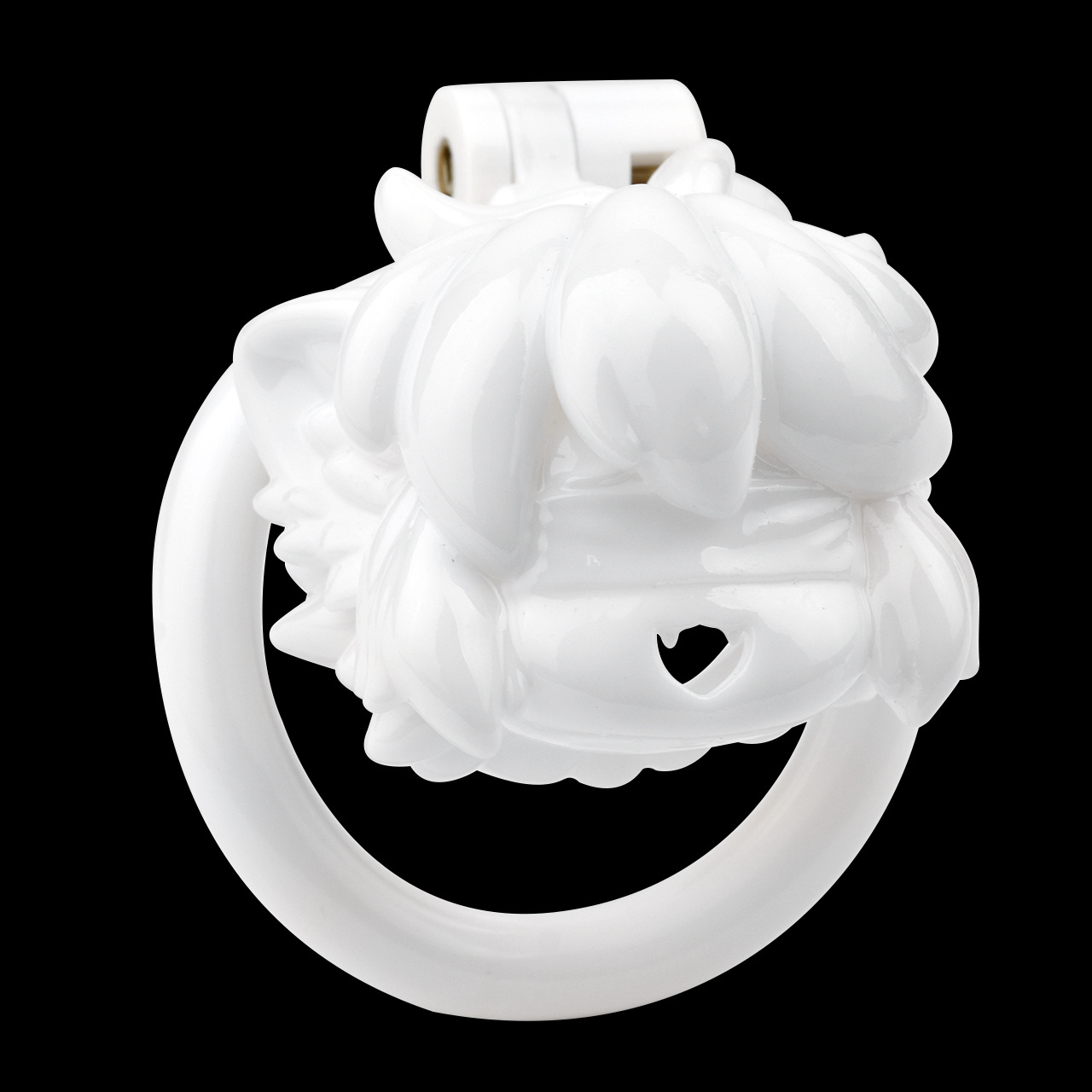 Cute 3D Printing Ninja Chastity Cage with Belt Tiny Resin Cock Cage for Men