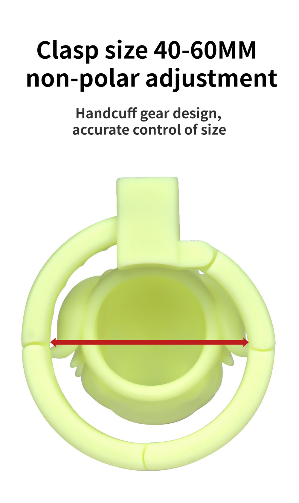 Built-in Adjustable 3D Printed Anime Chastity Cage handcuff deisgned base ring cute cock cage for men and sissy