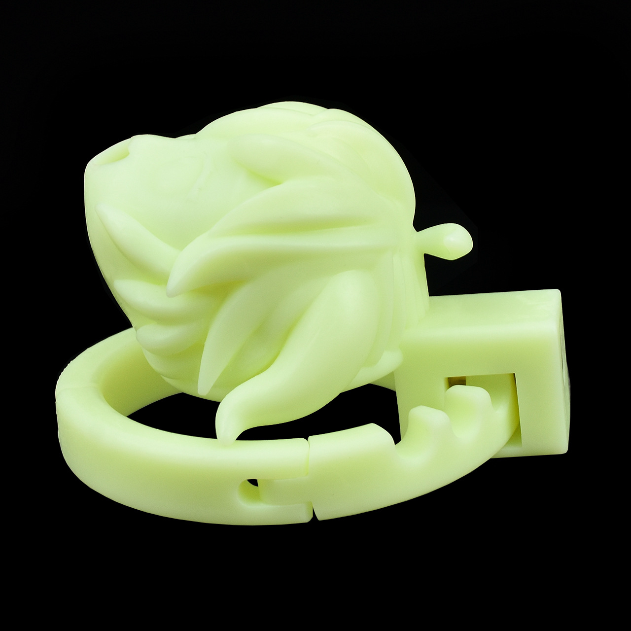 Built-in Adjustable 3D Printed Anime Chastity Cage handcuff deisgned base ring cute cock cage for men and sissy