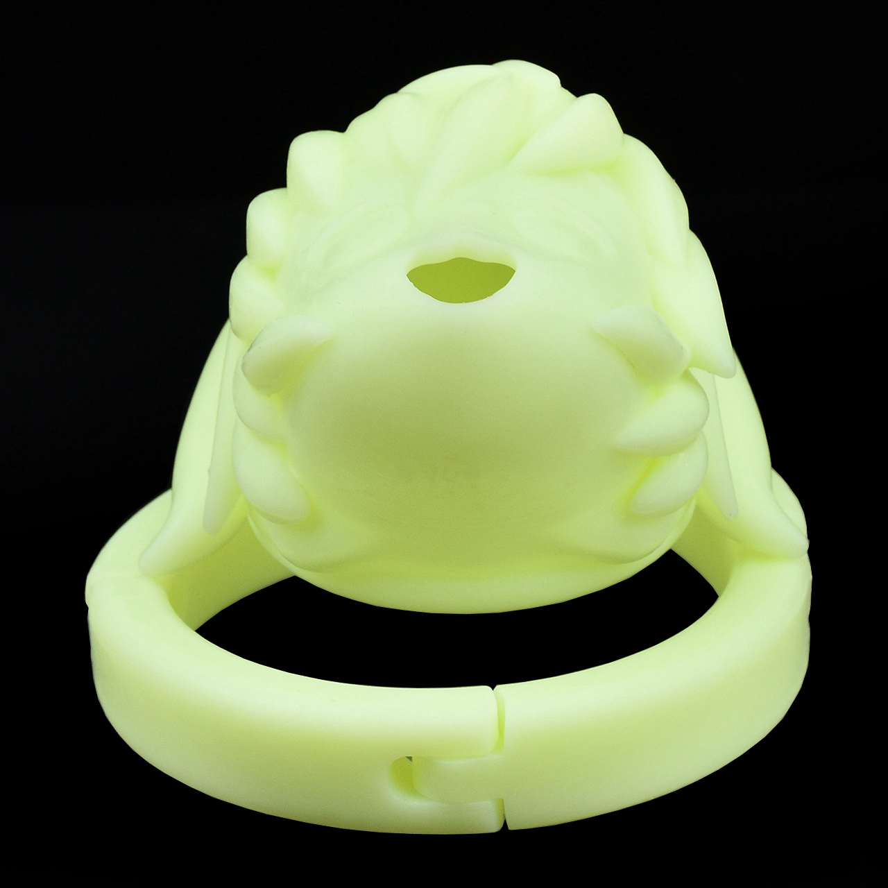Built-in Adjustable 3D Printed Anime Chastity Cage handcuff deisgned base ring cute cock cage for men and sissy