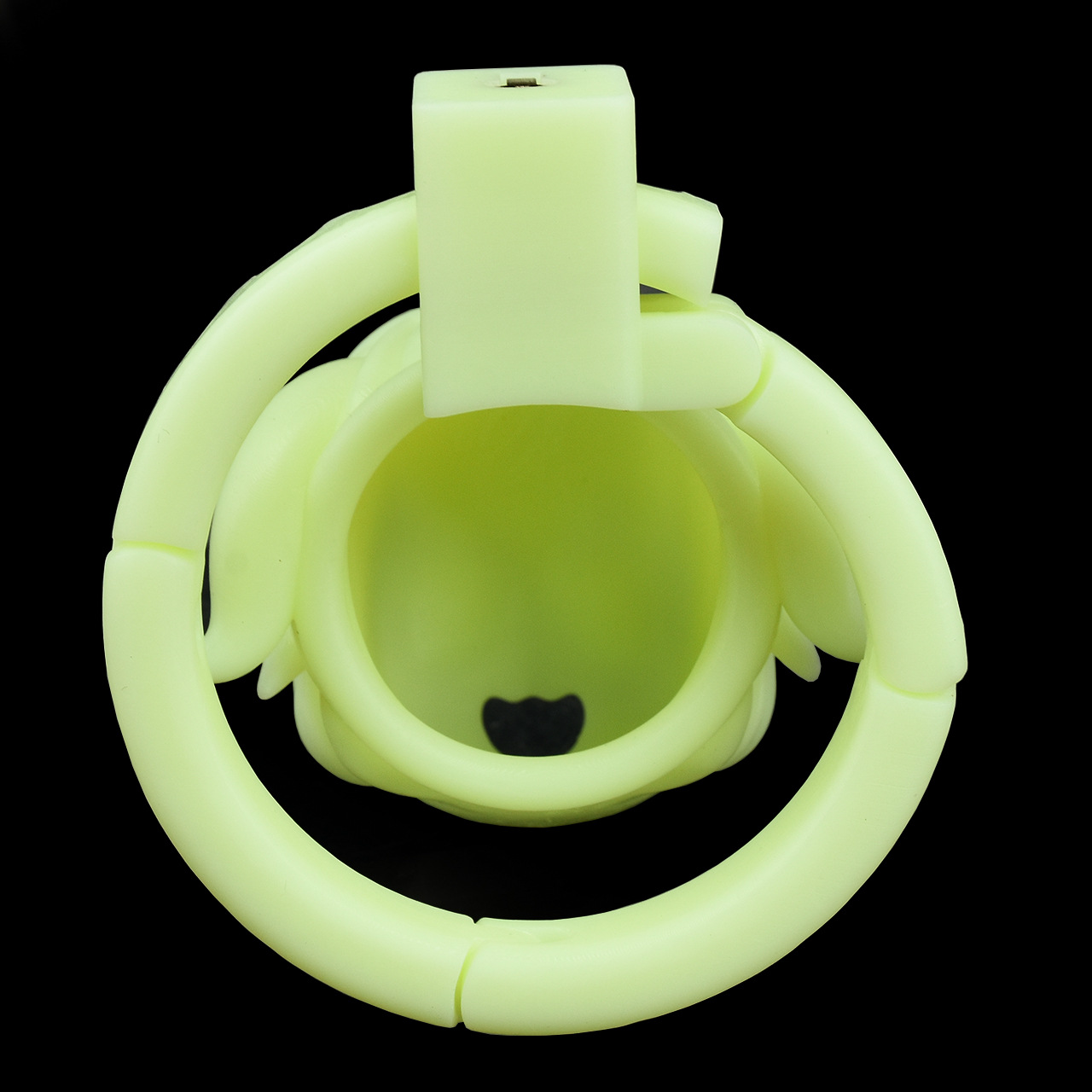 Built-in Adjustable 3D Printed Anime Chastity Cage handcuff deisgned base ring cute cock cage for men and sissy