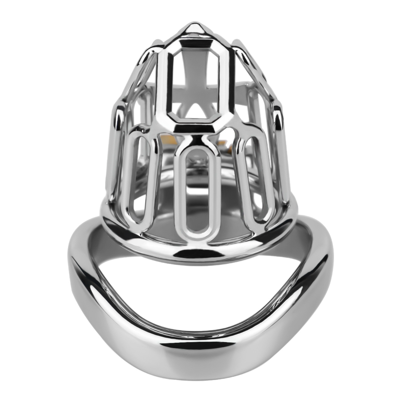 Male Chastity Cage with Comfort Urine Opening Stainless Steel Cock Cage