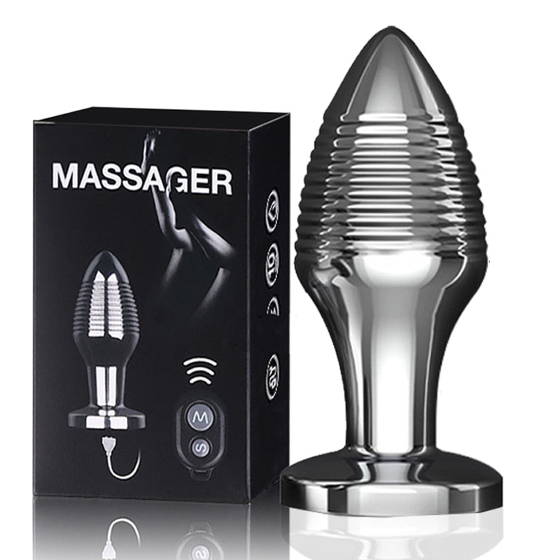 Wireless Remote Control Charging Butt Plug Vibrator Sex Massager Anal Plug For Gay