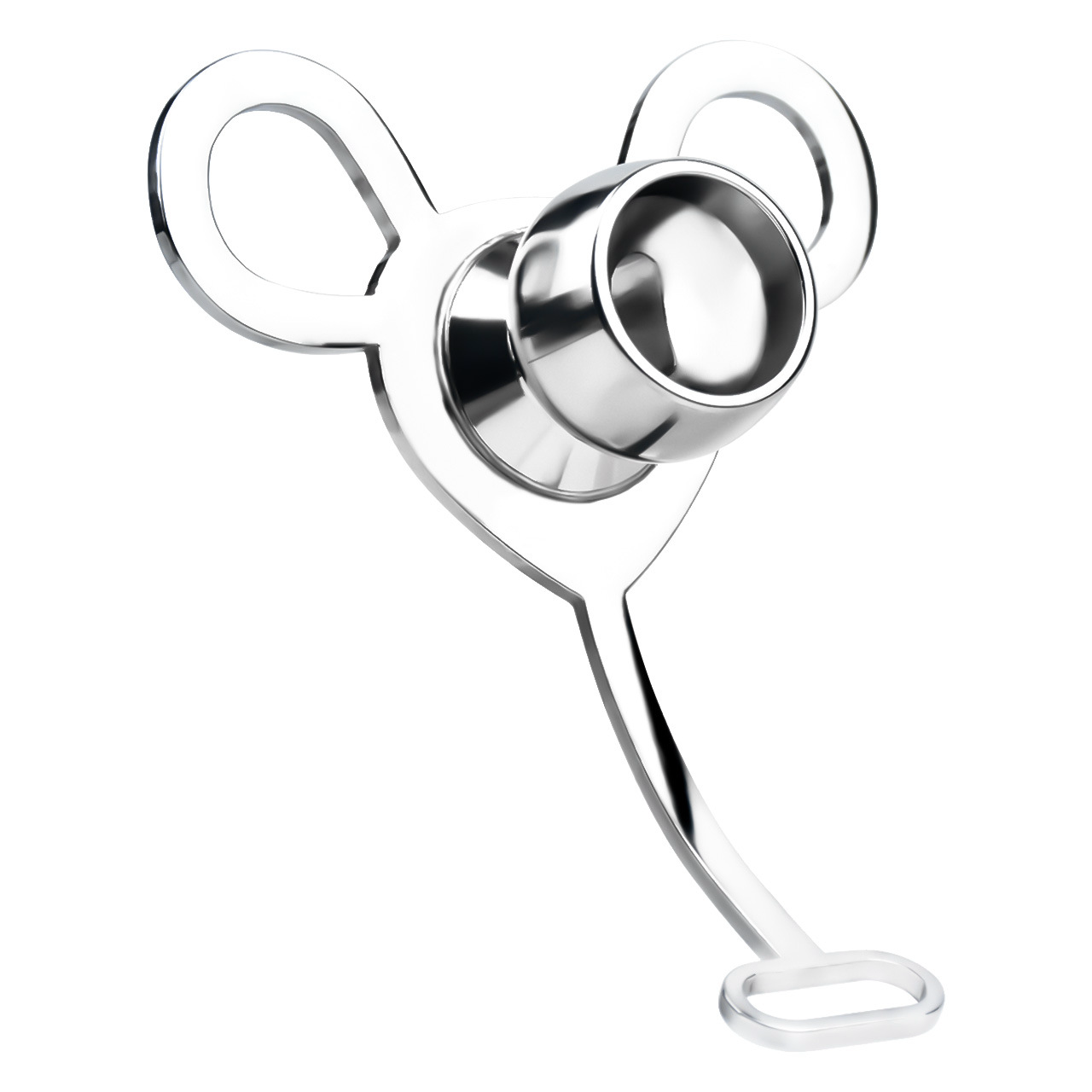 Minimalist Inverted Chastity Cage with Adjustable Nylon Belt for Sissy Ladyboy Crossdresser Negative Cock Penis Lock