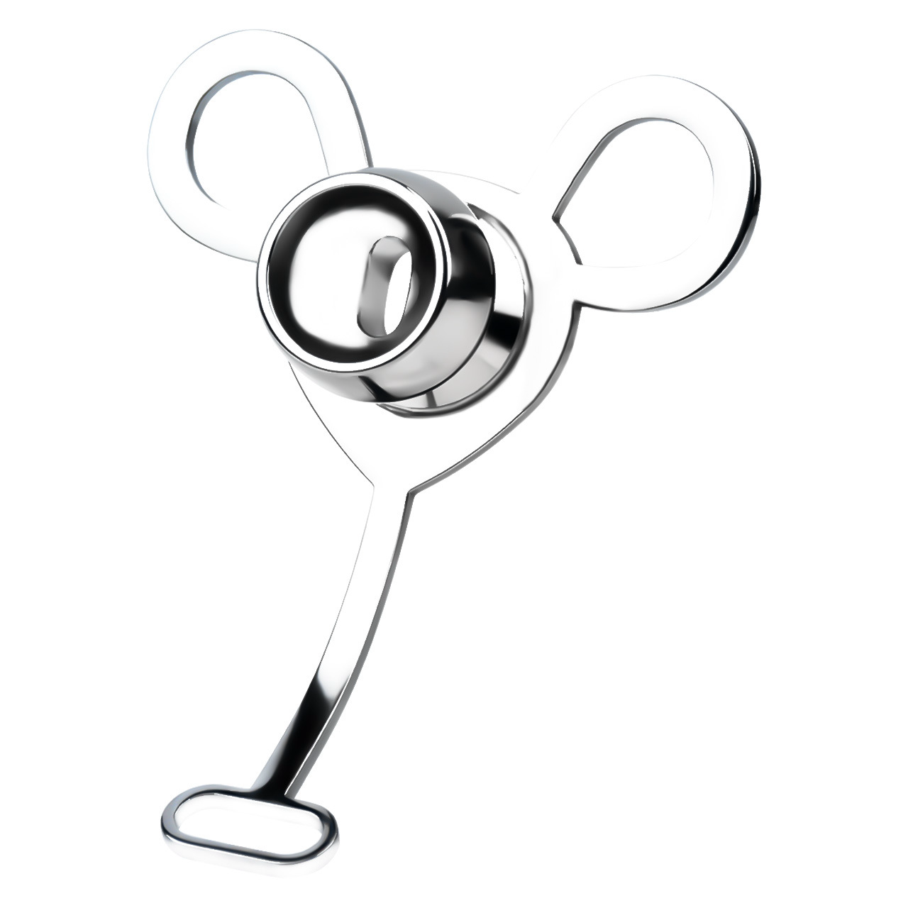 Minimalist Inverted Chastity Cage with Adjustable Nylon Belt for Sissy Ladyboy Crossdresser Negative Cock Penis Lock