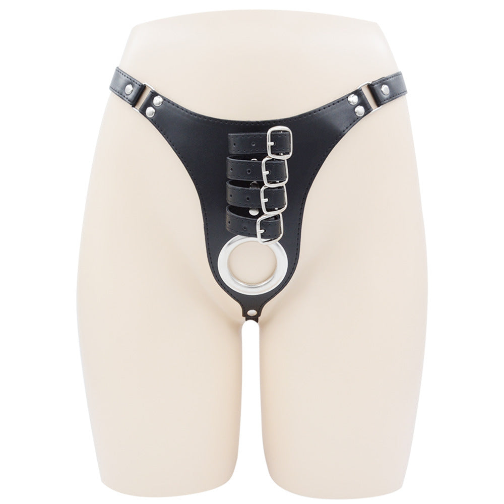 PU Leather Male Chastity Belt Penis Bondage Panties BDSM Cock Dick Harness Gear