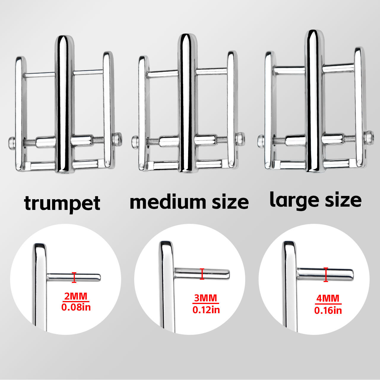 Prince Albert Piercing Clamp – Double-Sided PA Lock Tool