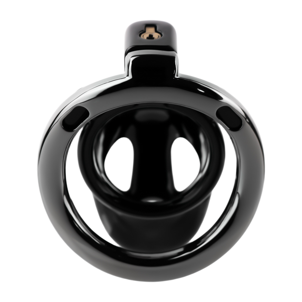 Breathable Resin & Aluminum Cobra Chastity Cage with Silicone Urethral Tube