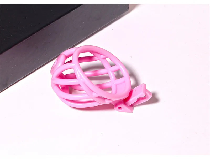 3D Printed Prince Albert PA Chastity Cage Resin Cock Cage For Penis Piercing Ring