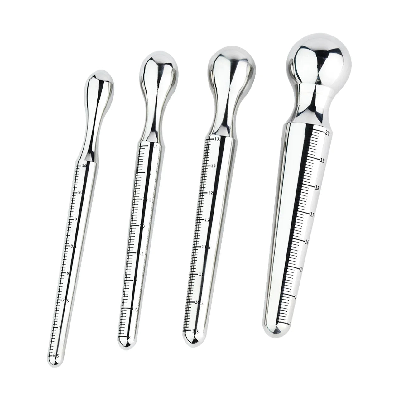 Stainless Steel Thermometer Butt Plug & Glans Penis Dilator - ChastityForMan