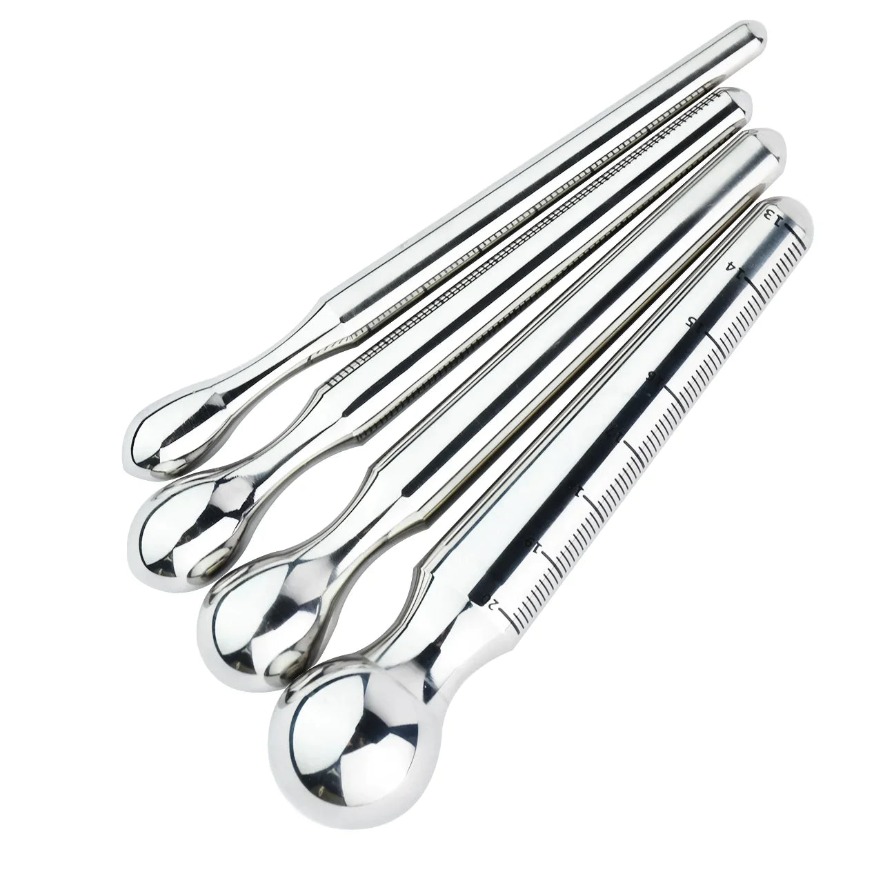 Stainless Steel Thermometer Butt Plug & Glans Penis Dilator - ChastityForMan