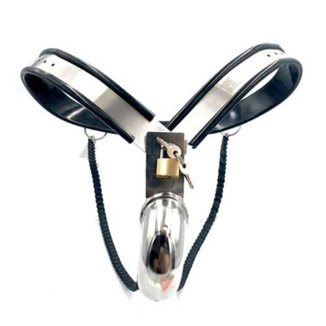 Stainless Steel Lockable Chastity Belt For Men Male Chastity Device BDSM Adult Toy