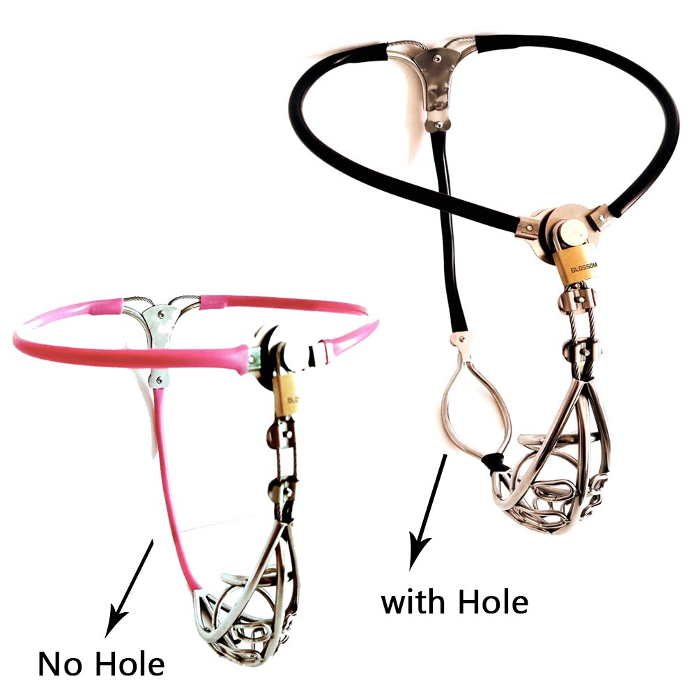 Discreet Chastity Belt For Men with Hollow Penis Cage and Anal Plug Male Chastity Belt Device