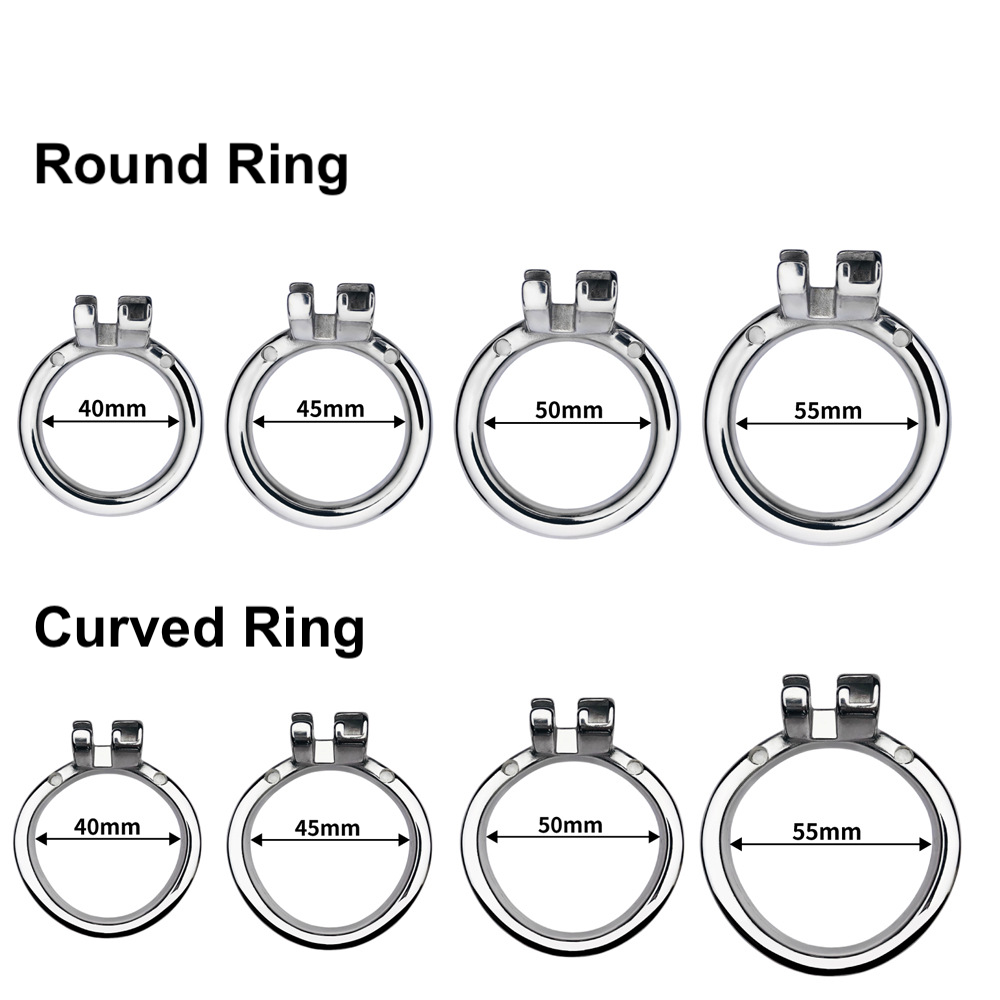 Chic Steel Butterfly Flat Chastity Cage for Sissy Training  Urethral Cock Lock BDSM Toy for Men