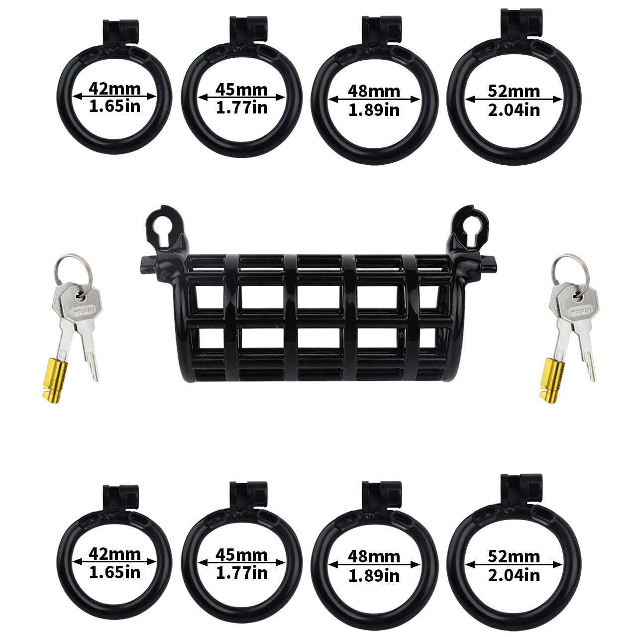 Double Cock Chastity Harness - Couples' Mutual Intimacy Restraint