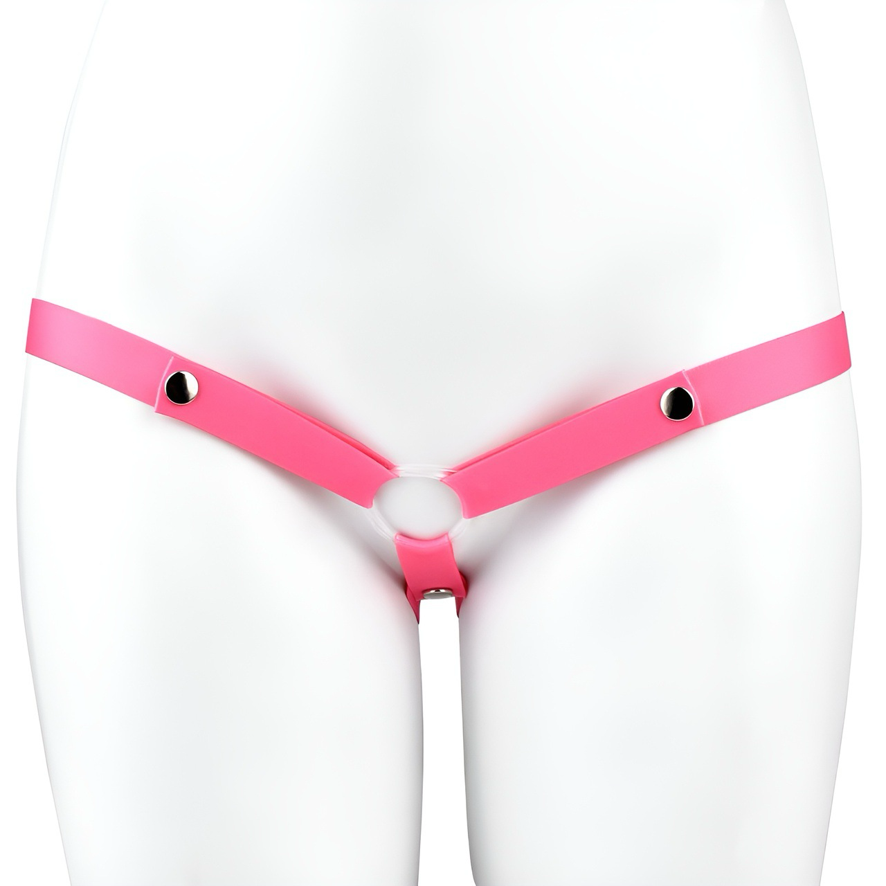 Cage de chasteté nœud rose pour l'entraînement sissy