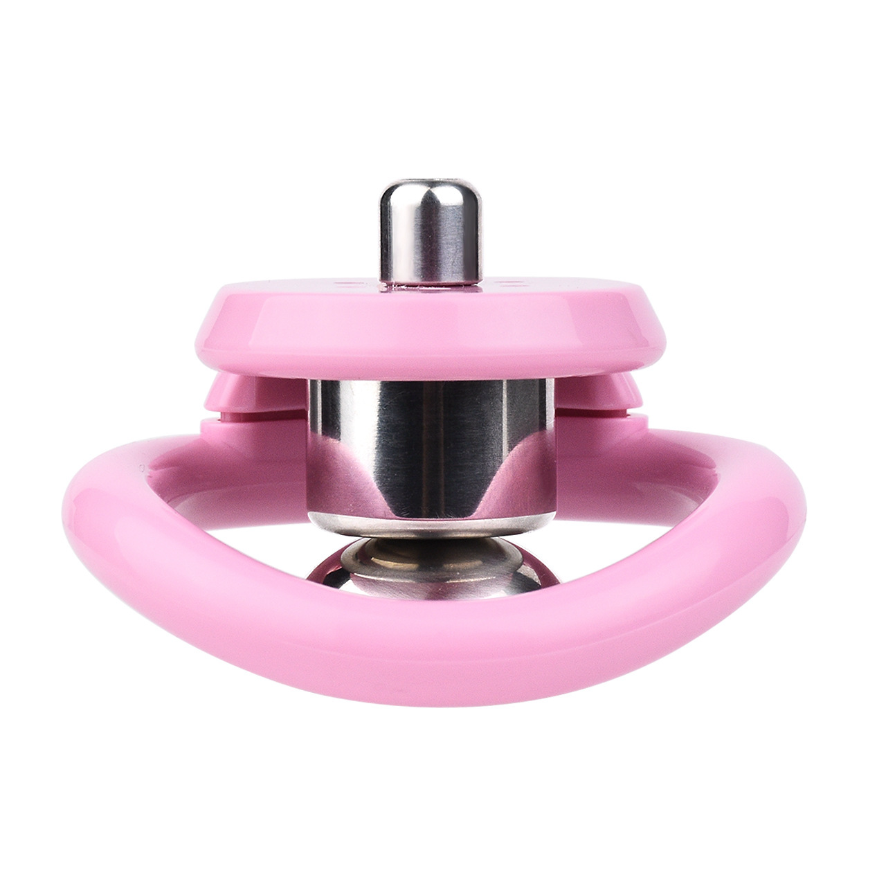 Small Flat & Inverted Chastity Cage with Elastic Belt Micro Negative Cock Cage for Man