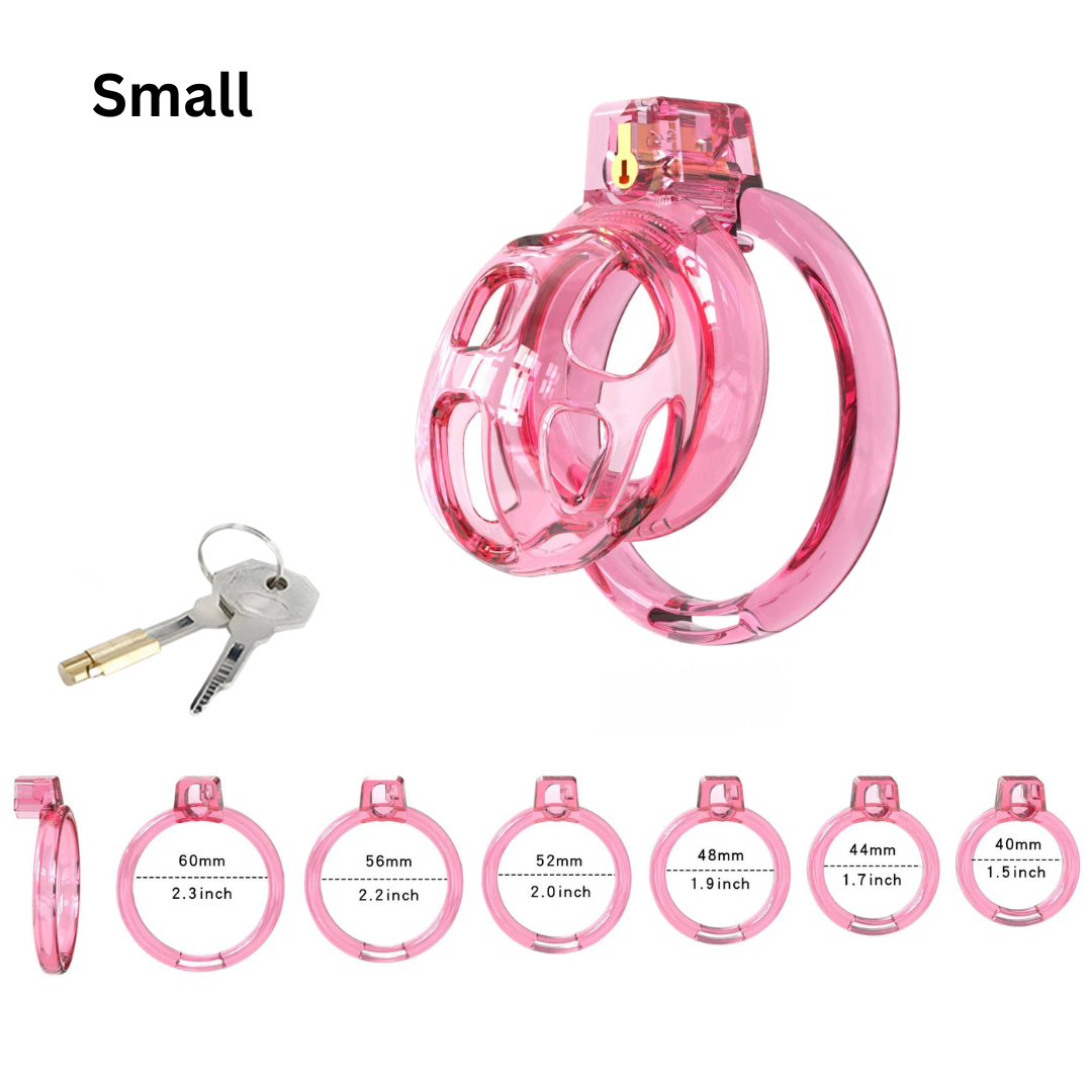 Flexible Soft Silicone Cobra Chastity Cage Set Comfy Cock Cage for Beginners
