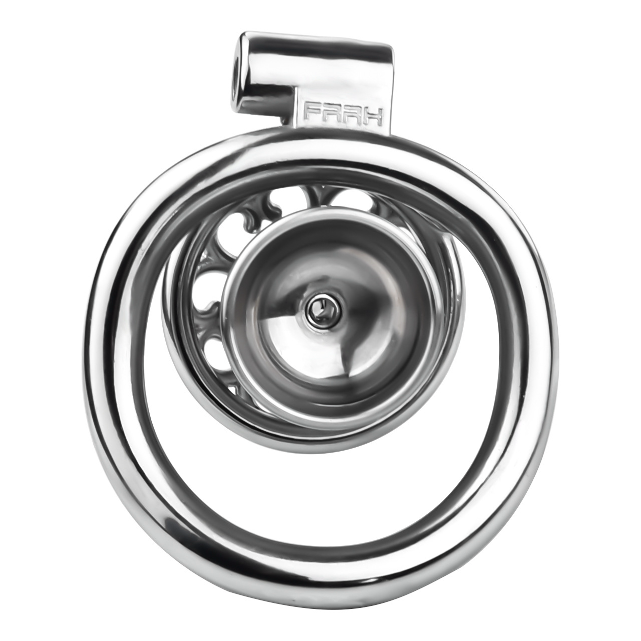 Detachable Flat & Inverted Hollow Heart Chastity Cage with Silicone/Metal Catheter