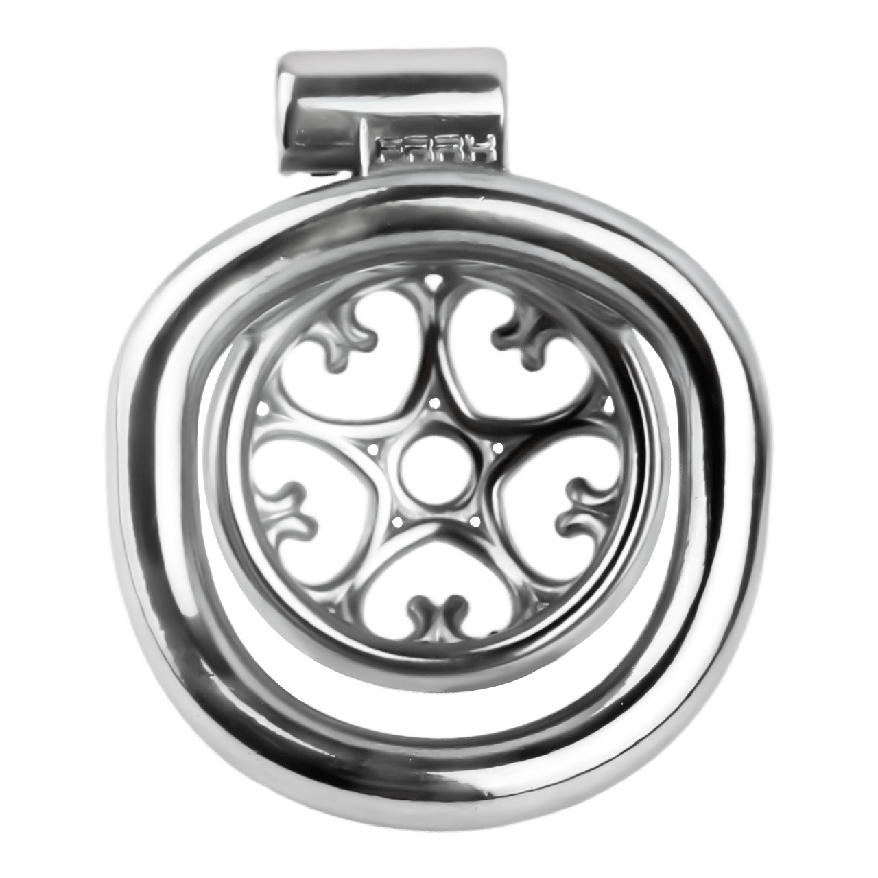 Detachable Flat & Inverted Hollow Heart Chastity Cage with Silicone/Metal Catheter